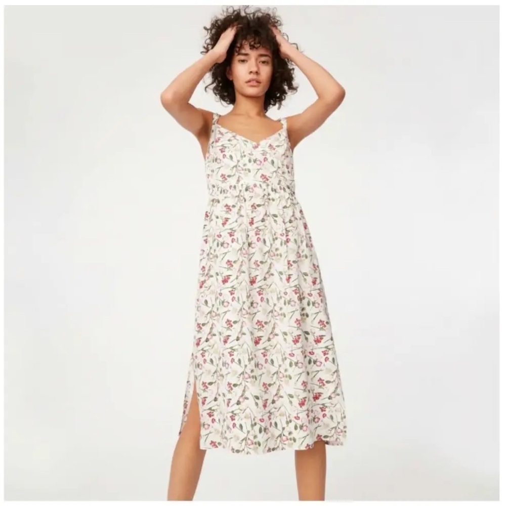 Silk midi dress club Monaco